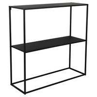 Konsolentisch Chloe schwarz Metall B/H/T: ca. 80x80x27 cm Chloe - schwarz (80,00/80,00/27,00cm)