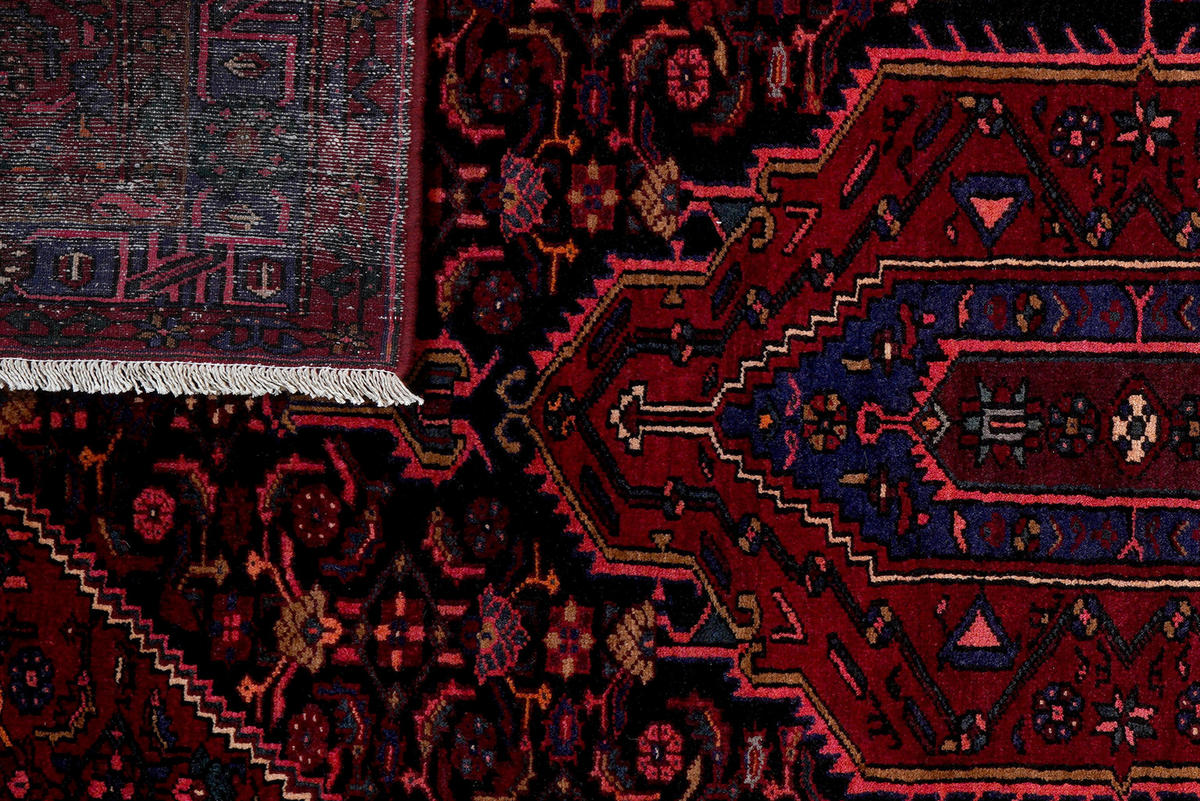 PersaTepp Teppich Kolyai blau B/H/L: ca. 162x1x284 cm Kolyai - blau/schwarz (284,00/162,00/1,00cm) - PersaTepp