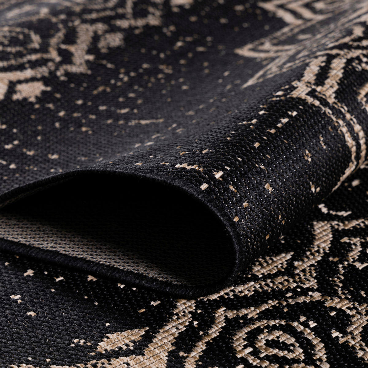 Ayyildiz Teppich SUNNY schwarz B/L: ca. 120x170 cm SUNNY - schwarz (120,00/170,00cm) - Ayyildiz