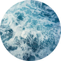 Komar Fototapete Ocean Twist D: ca. 125 cm Ocean Twist - (125,00cm) - Komar