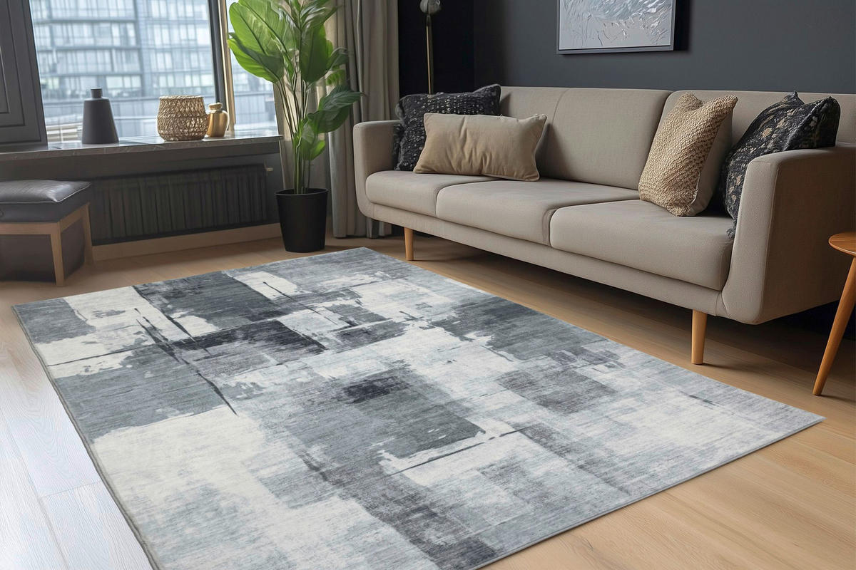 Obsession Teppich Posh grau B/H/L: ca. 160x16x230 cm Posh - grau (230,00/160,00/16,00cm) - Obsession