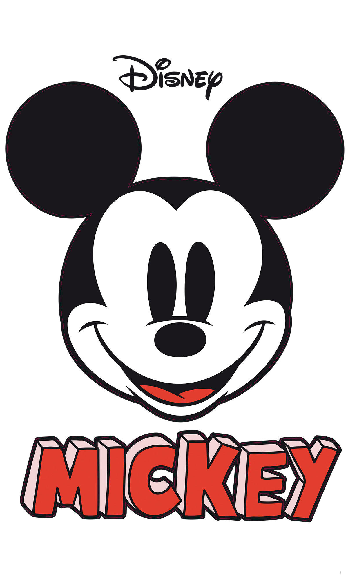 Komar Fototapete Mickey Smile XXL B/L: ca. 127x200 cm Mickey Smile XXL - (127,00/200,00cm) - Komar