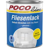 POCOline Fliesenlack Lichtgrau glänzend ca. 0,75 l Fliesenlack glz 750ml grau - Lichtgrau (750ml) - POCOline