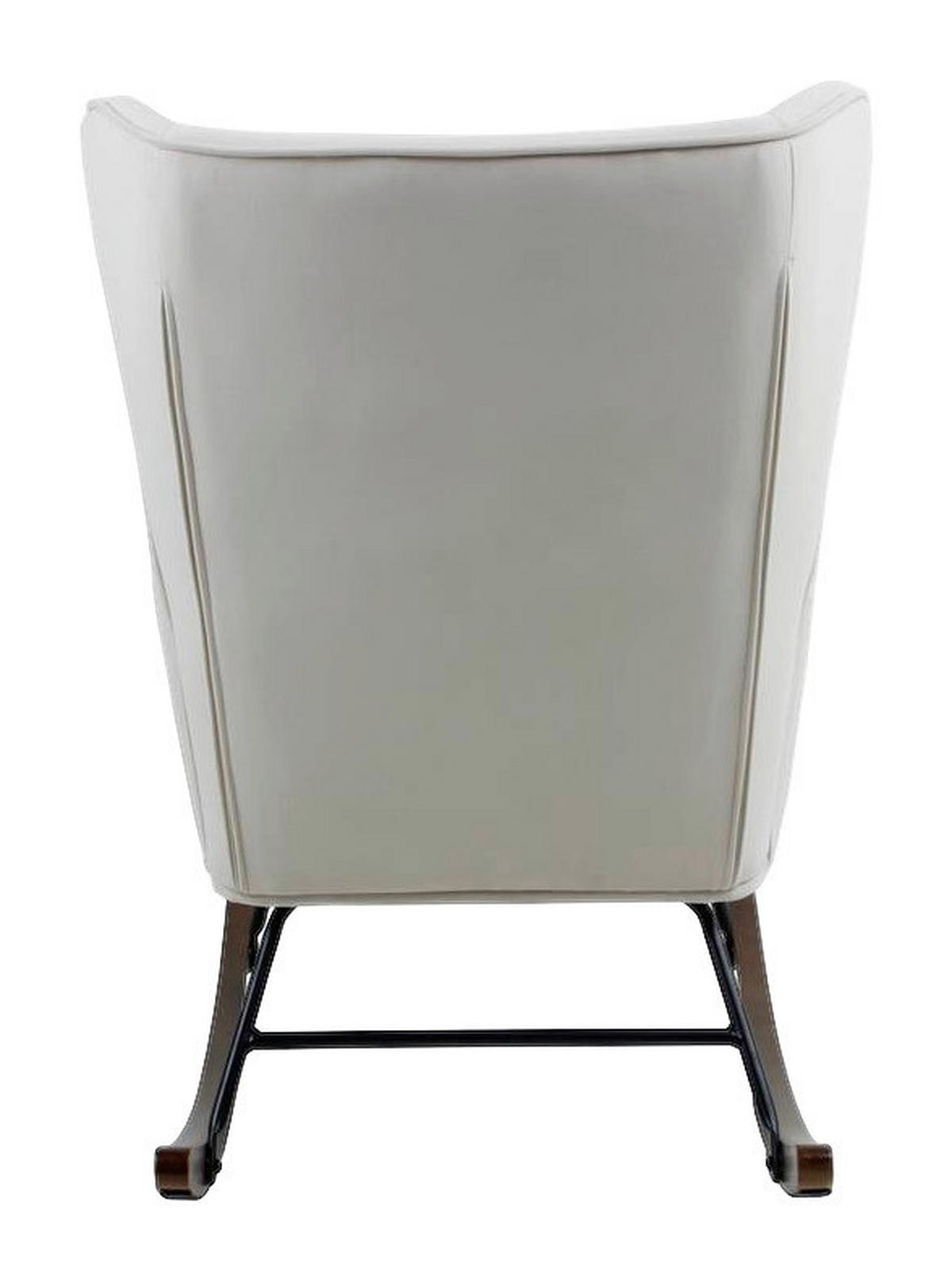 Schaukelstuhl Melorie 100 beige B/H/T: ca. 86x95x65 cm Melorie 100 - beige/schwarz (86,00/95,00/65,00cm) - 360 Living