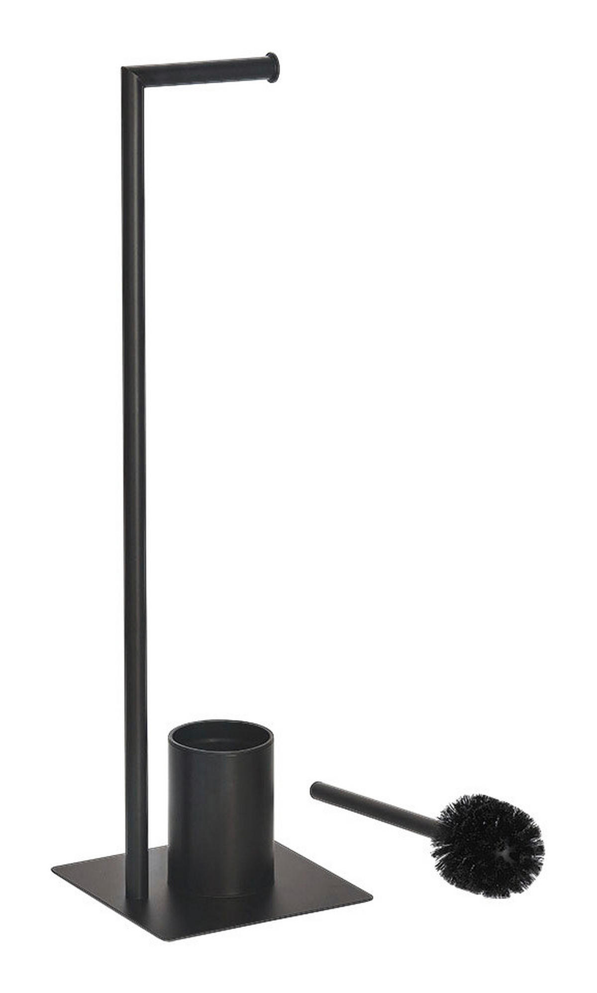 WC-Garnitur schwarz Eisen WC-Garnitur - schwarz (20,00/20,00/70,00cm) - Zeller