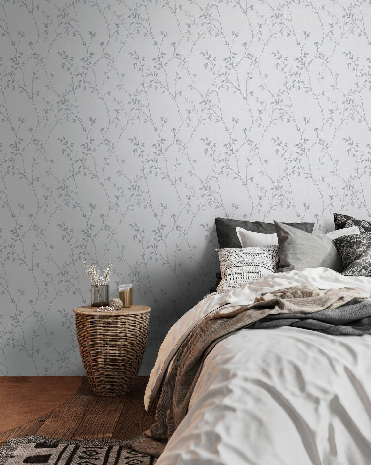 A.S.Creation Vliestapete hellgrau grau B/H/D: ca. 53x1005x8,8 cm Vliestapete - hellgrau/grau (8,80/1005,00cm) - A.S.Creation