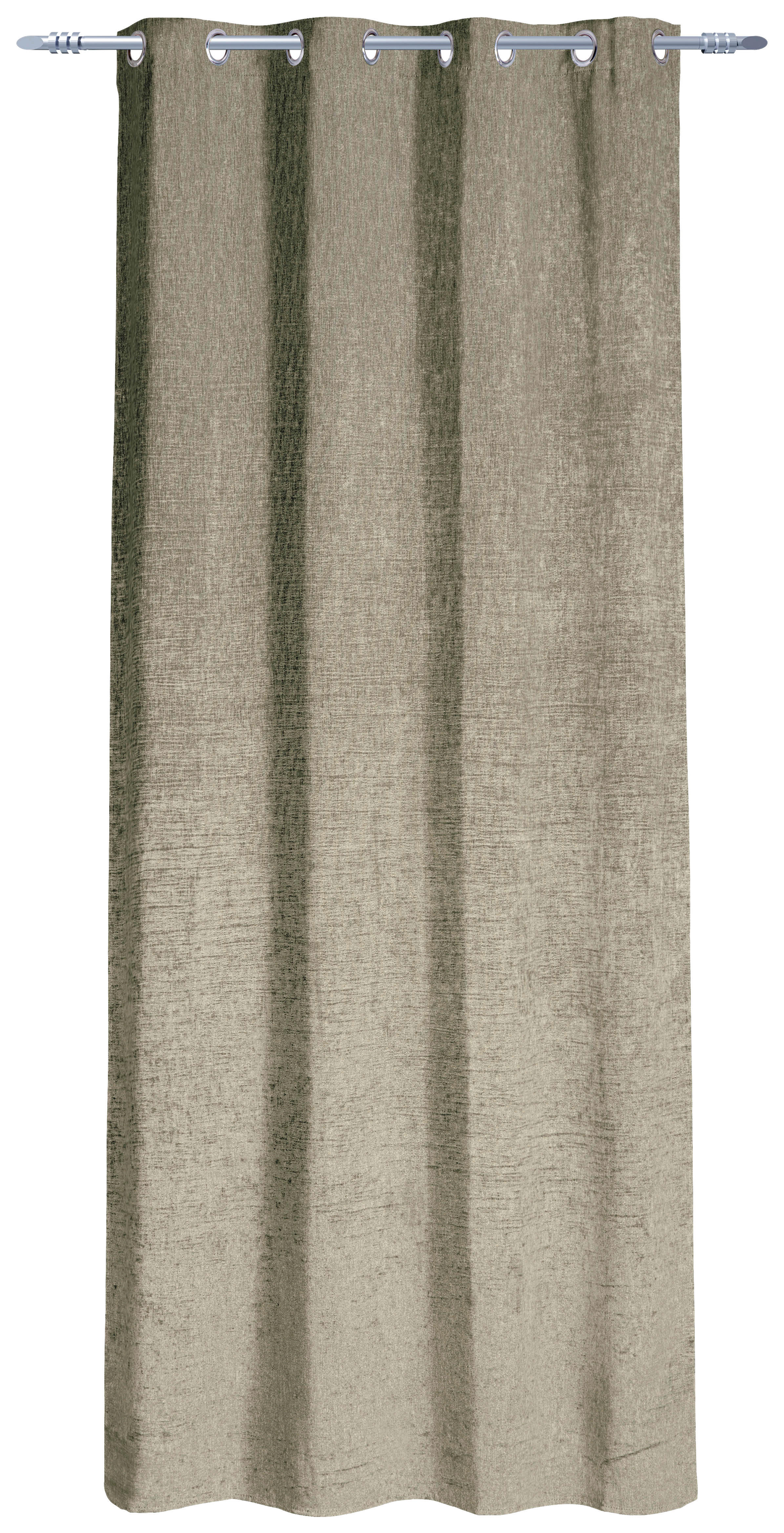 Ösenvorhang Chenille sand B/L: ca. 140x245 cm Chenille - sand (140,00/245,00cm)