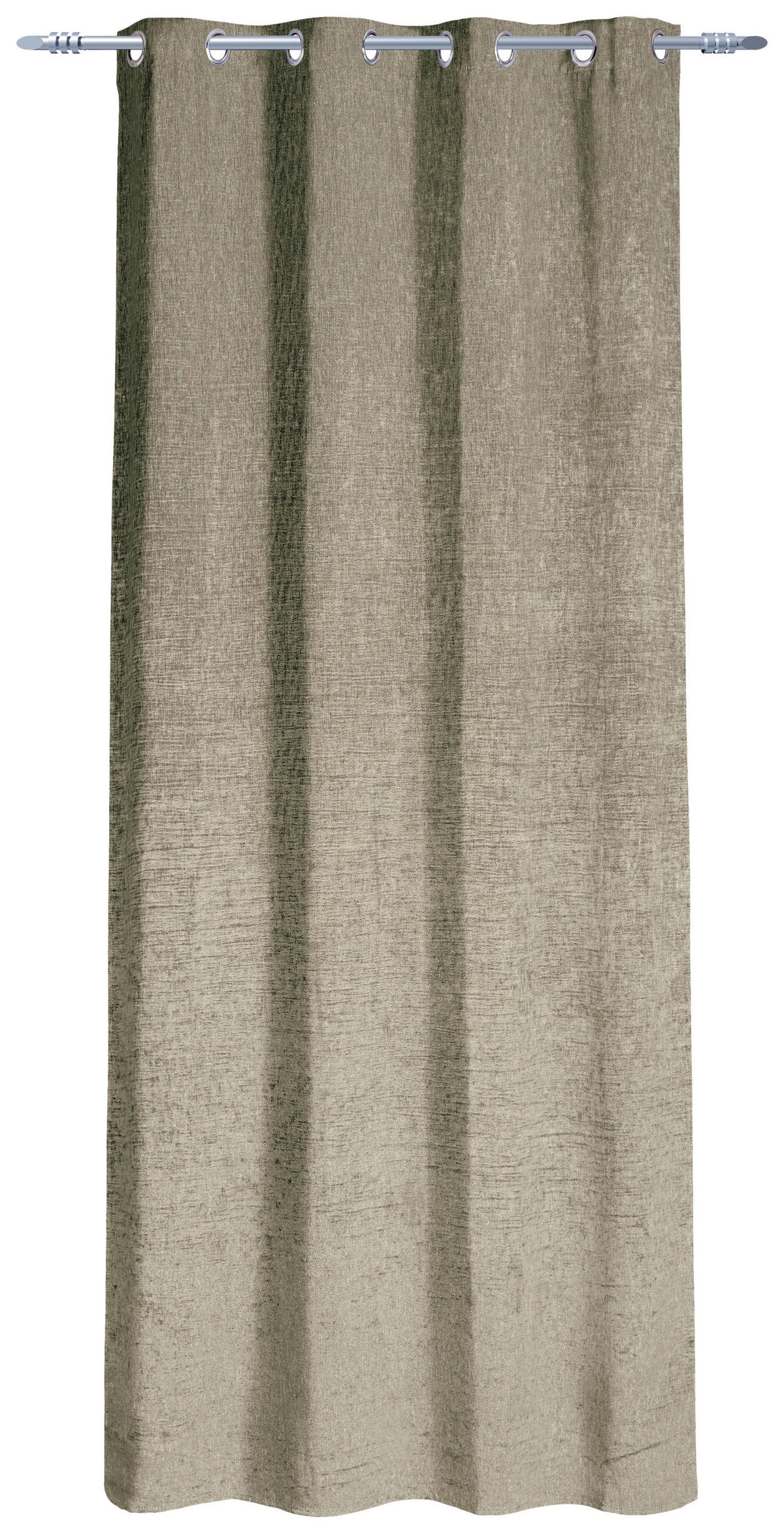 Ösenvorhang Chenille sand B/L: ca. 140x245 cm Chenille - sand (140,00/245,00cm)