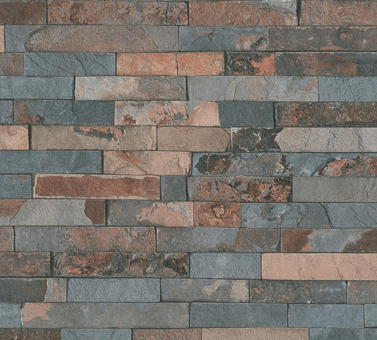 A.S.Creation Vliestapete Best of Wood`n Stone 2nd Edition Steine grau braun B/L: ca. 53x1005 cm Best of Wood`n Stone 2nd Edition - braun/grau (53,00/1005,00cm) - A.S.Creation