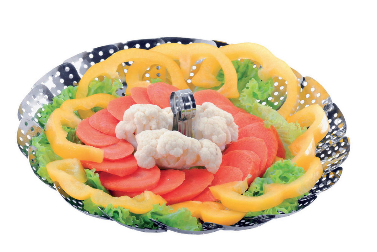 Dünsteinsatz silber Metall B/H/L: ca. 14,3x19,4x5,6 cm Dünsteinsatz - silber (5,60/14,30/19,40cm)