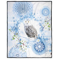 Wohndecke Phalini Polysamt Phalini - blau (130,00/160,00cm) - HIP