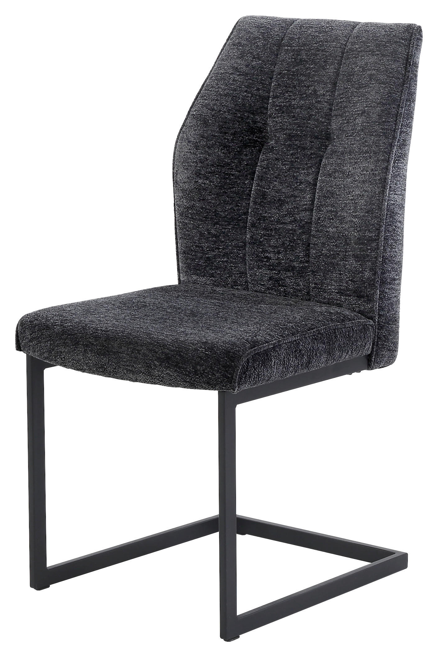 Schwingstuhl  dunkelgrau Webstoff B/T: ca. 50x62 cm Zermatt_Schwingstuhl_6003648 - schwarz/dunkelgrau (50,00/62,00cm)