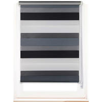 Doppelrollo Just-Triple grau B/L: ca. 80x210 cm Just-Triple - anthrazit/grau (80,00/210,00cm)