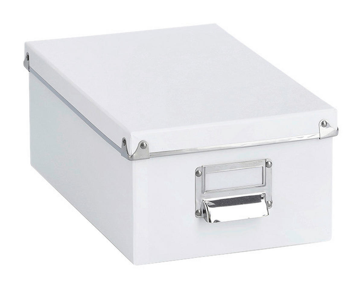 Zeller Aufbewahrungsboxen-Set weiß Metall Aufbewahrungsbox-Set_5tlg. - weiß - Zeller