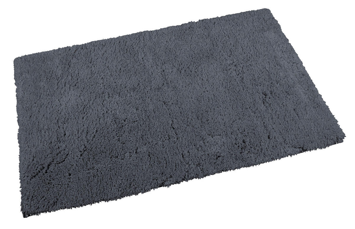 Badematte Badematte_Shaggy grau 70x120cm - grau (70,00/120,00cm)