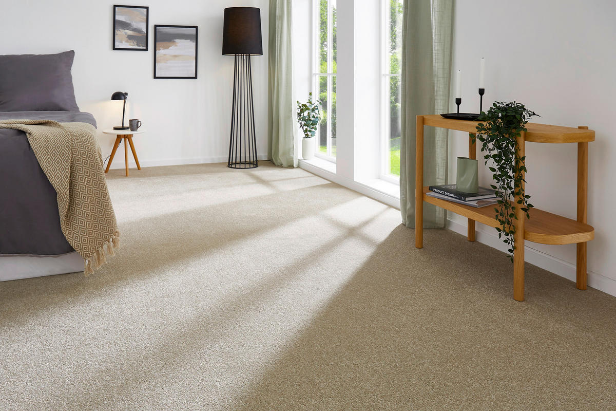 Teppichboden Sara beige B/L: ca. 200x400 cm pro Stück Sara - beige (200,00/400,00cm)