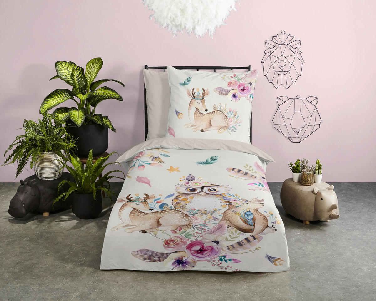 Bettwäsche Meandra Multi Polyester B/L: ca. 135x200 cm Meandra - Multi (135,00/200,00cm) - Pure