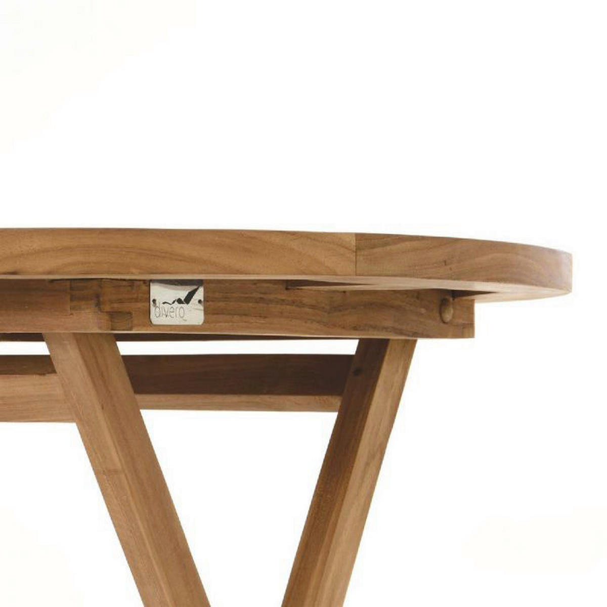 VCM Balkontisch braun Teakholz H/T/D: ca. 75x15x80 cm Balkontisch - braun (80,00/75,00cm) - VCM