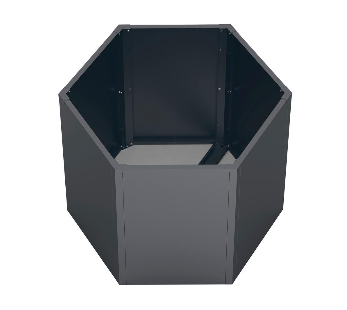 Westmann Hochbeet Varia anthrazit Metall B/H/L: ca. 100x77x100 cm Varia - anthrazit (100,00/100,00/77,00cm) - Westmann