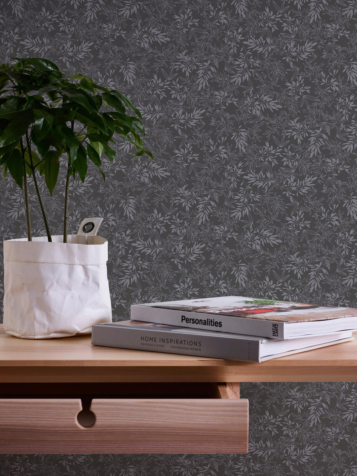 A.S.Creation Vliestapete Attractive 2 Floral schwarz B/L: ca. 53x1005 cm Attractive 2 - schwarz (53,00/1005,00cm) - A.S.Creation