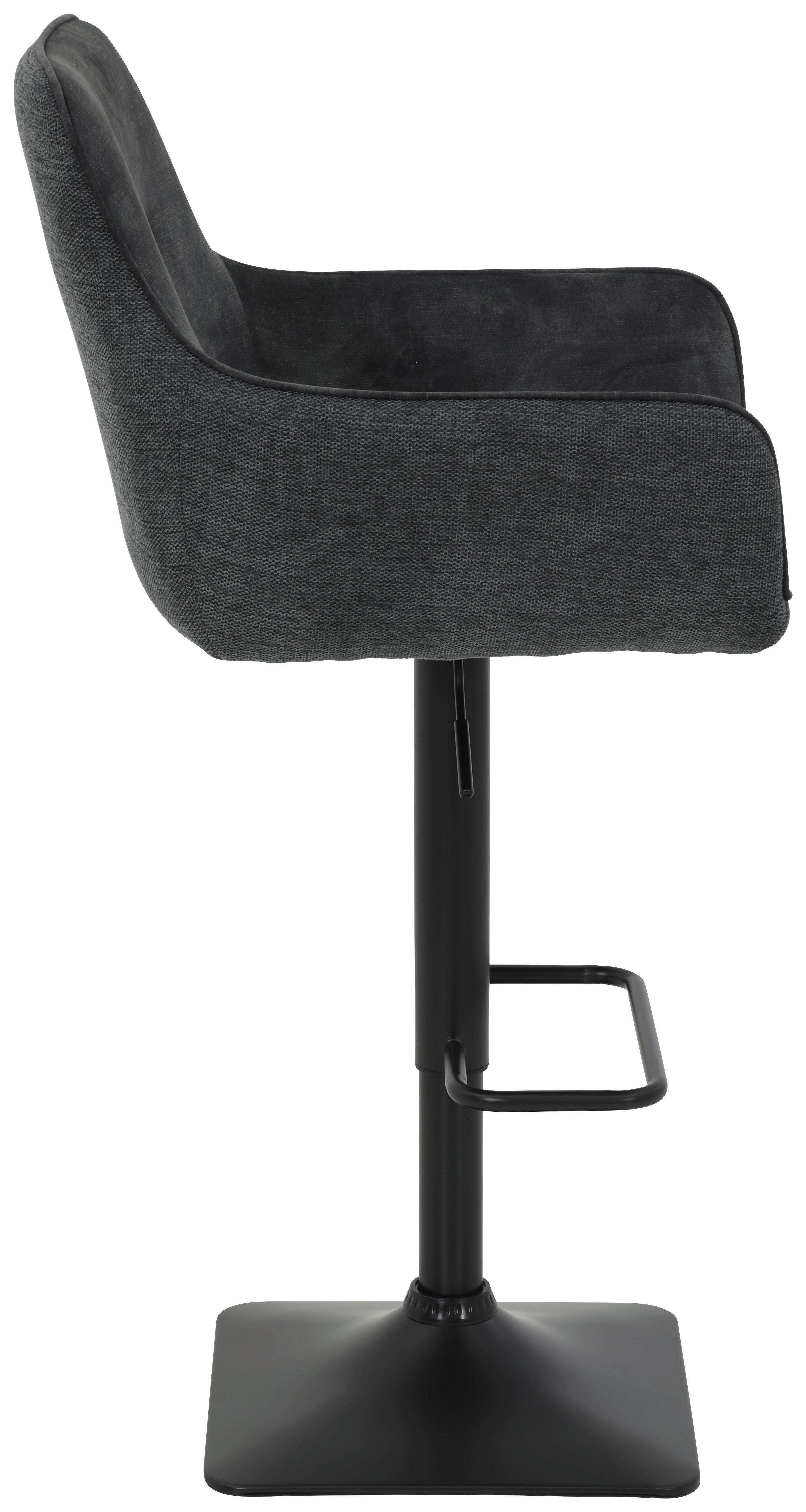Barhocker Dora, 2er-Set anthrazit B/H/T: ca. 51x117x57 cm Dora, 2er-Set - anthrazit (51,00/117,00/57,00cm) - Hela