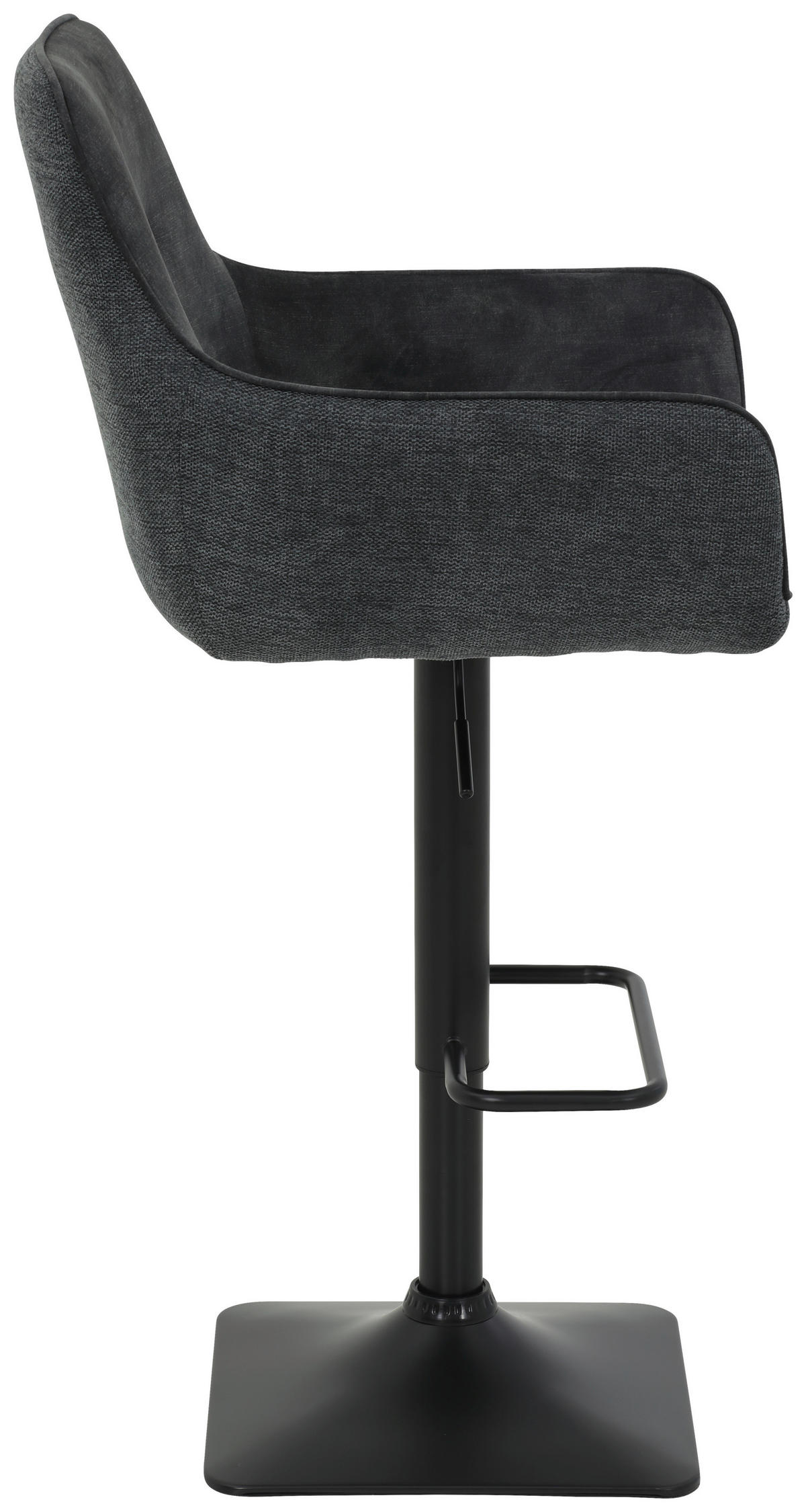 Barhocker Dora, 2er-Set anthrazit B/H/T: ca. 51x117x57 cm Dora, 2er-Set - anthrazit (51,00/117,00/57,00cm) - Hela