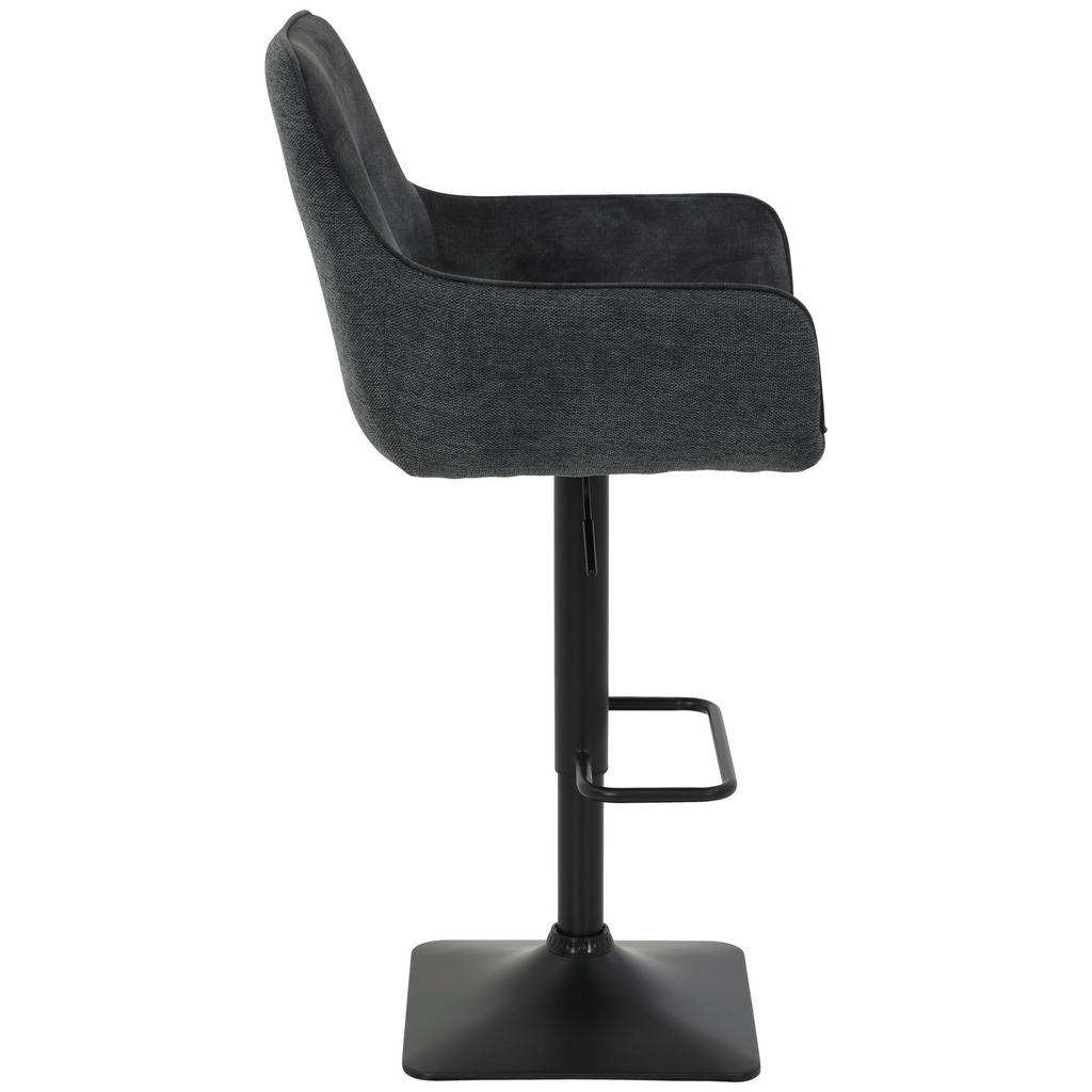 Thumbnail - Barhocker Dora, 2er-Set anthrazit B/H/T: ca. 51x117x57 cm