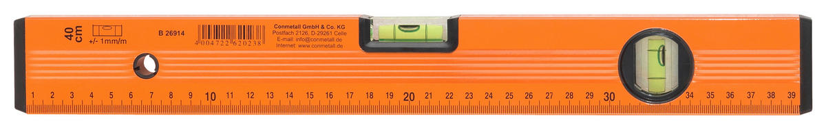CON:P Wasserwaage L: ca. 40 cm Wasserwaage 40cm - (40,00cm) - CON:P