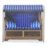 Grasekamp Schutzhülle für Strandkorb L transparent Kunststoff B/H/L: ca. 106x160x119 cm L - transparent (119,00/106,00/160,00cm) - Grasekamp