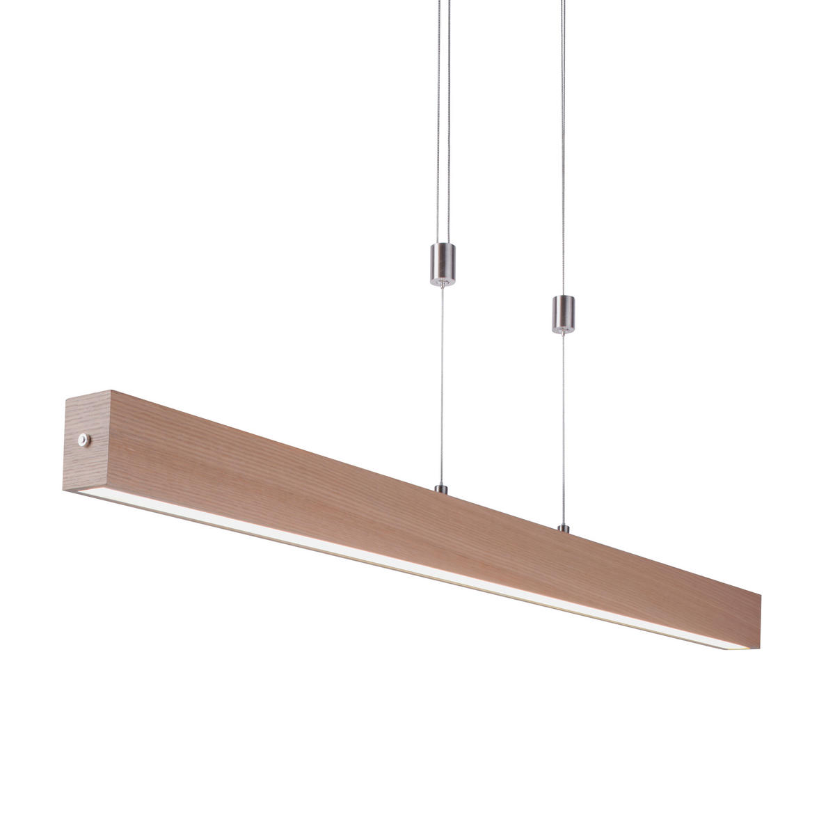 Just Light LED-Pendelleuchte AMANDA 11420-78 natur Aluminium B/H/T: ca. 110x160x5 cm 1.0 Brennstellen AMANDA - natur (110,00/160,00/5,00cm) - Just Light