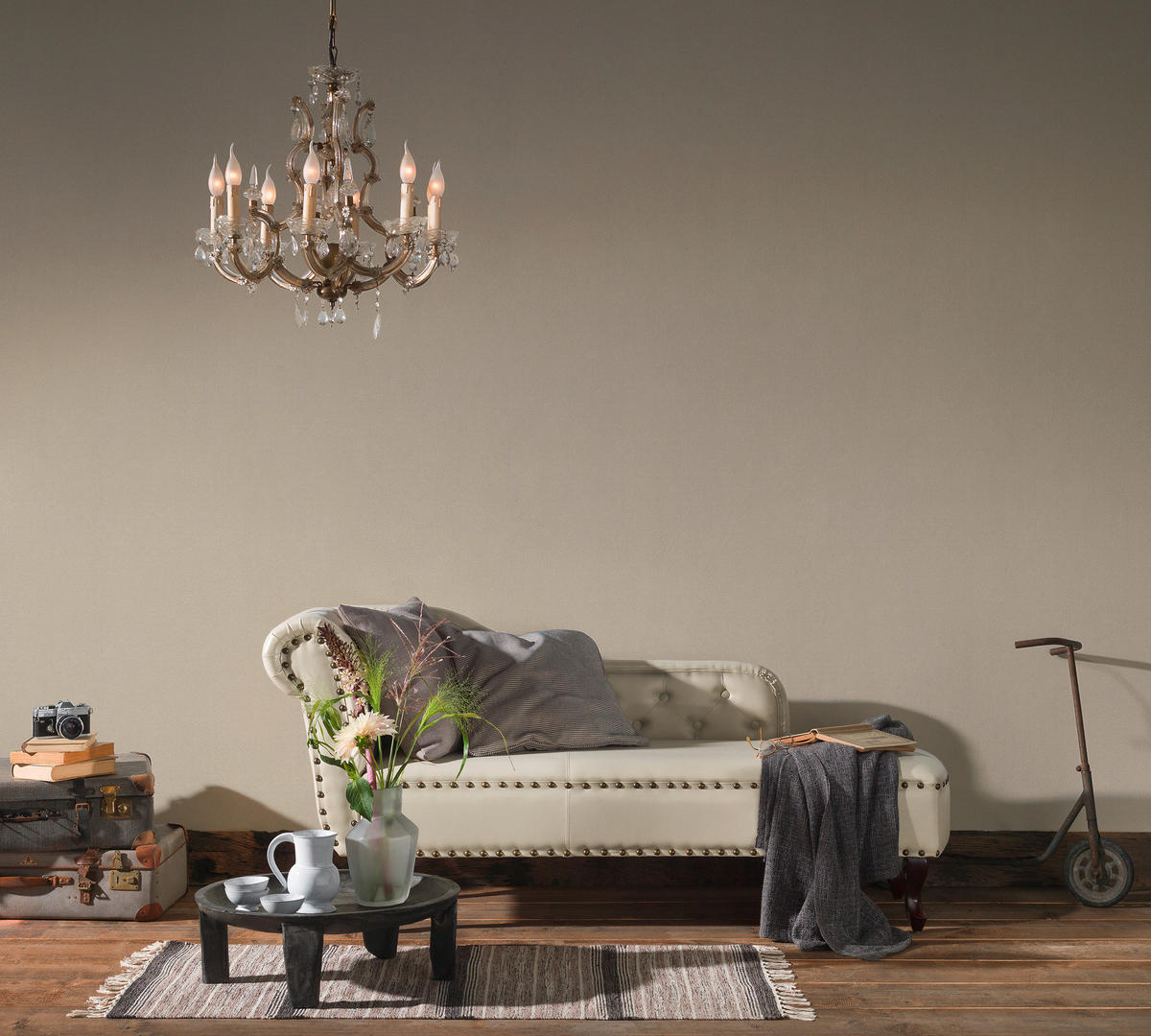 A.S.Creation Vliestapete beige B/H/D: ca. 53x1005x9,5 cm Vliestapete - beige (9,50/1005,00cm) - A.S.Creation