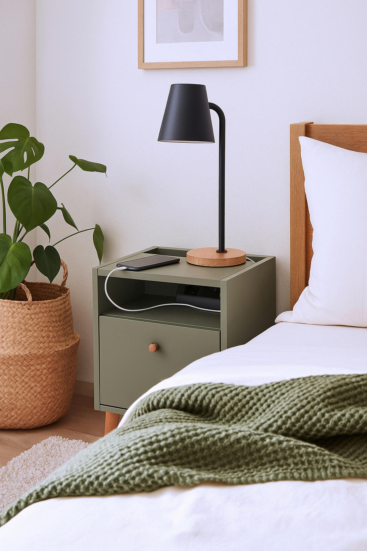 Nachtkonsole Bjarne Pistazie B/H/T: ca. 40,2x50,1x32,7 cm Bjarne - Pistazie (40,20/50,10/32,70cm) - Schildmeyer