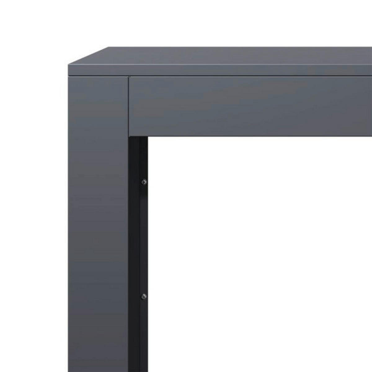 VidaXL Brennholzregal anthrazit B/H/L: ca. 40x100x100 cm Brennholzregal - anthrazit (100,00/40,00/100,00cm) - VidaXL