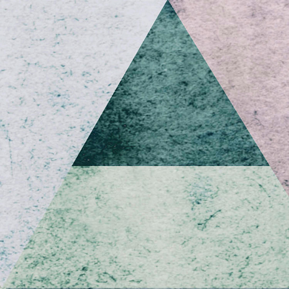 Komar Fototapete Triangles Blue B/L: ca. 400x250 cm Triangles Blue - (400,00/250,00cm) - Komar
