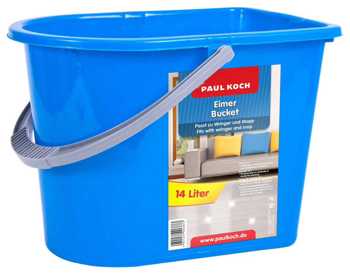 Reinigungsartikel blau Kunststoff Eimer_MareColor - blau