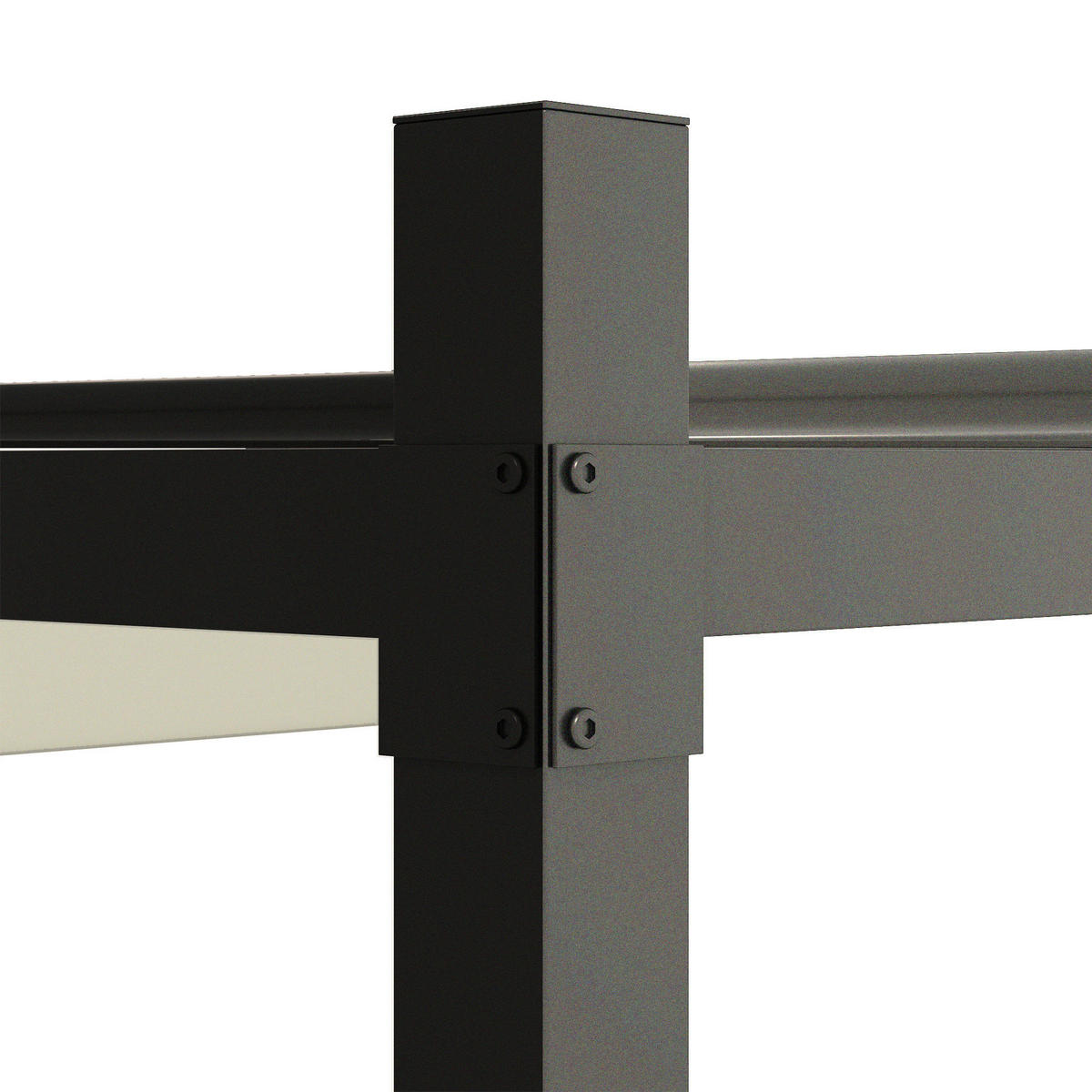 Outsunny Pergola cremeweiß Metall B/H/L: ca. 298x230x298 cm Pergola - cremeweiß (298,00/298,00/230,00cm) - Outsunny