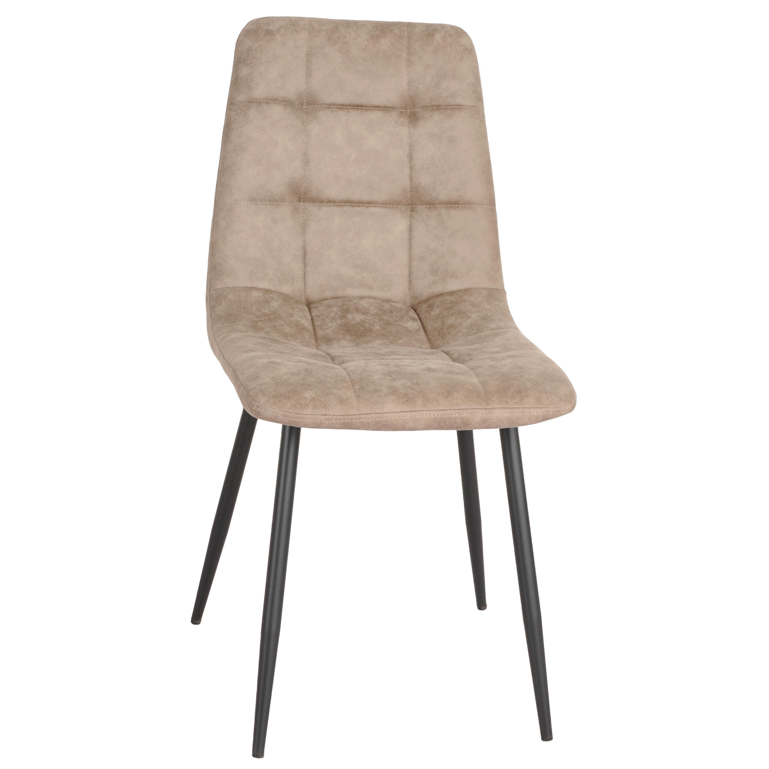 Stuhl Sophie braun Microfaser B/H/T: ca. 45x91x58 cm ▷ online bei 