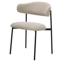 Stuhl JERSEY 2er-Set. taupe Webstoff B/H/T: ca. 58x78x54,5 cm JERSEY 2er-Set. - schwarz/taupe (58,00/78,00/54,50cm) - byLIVING