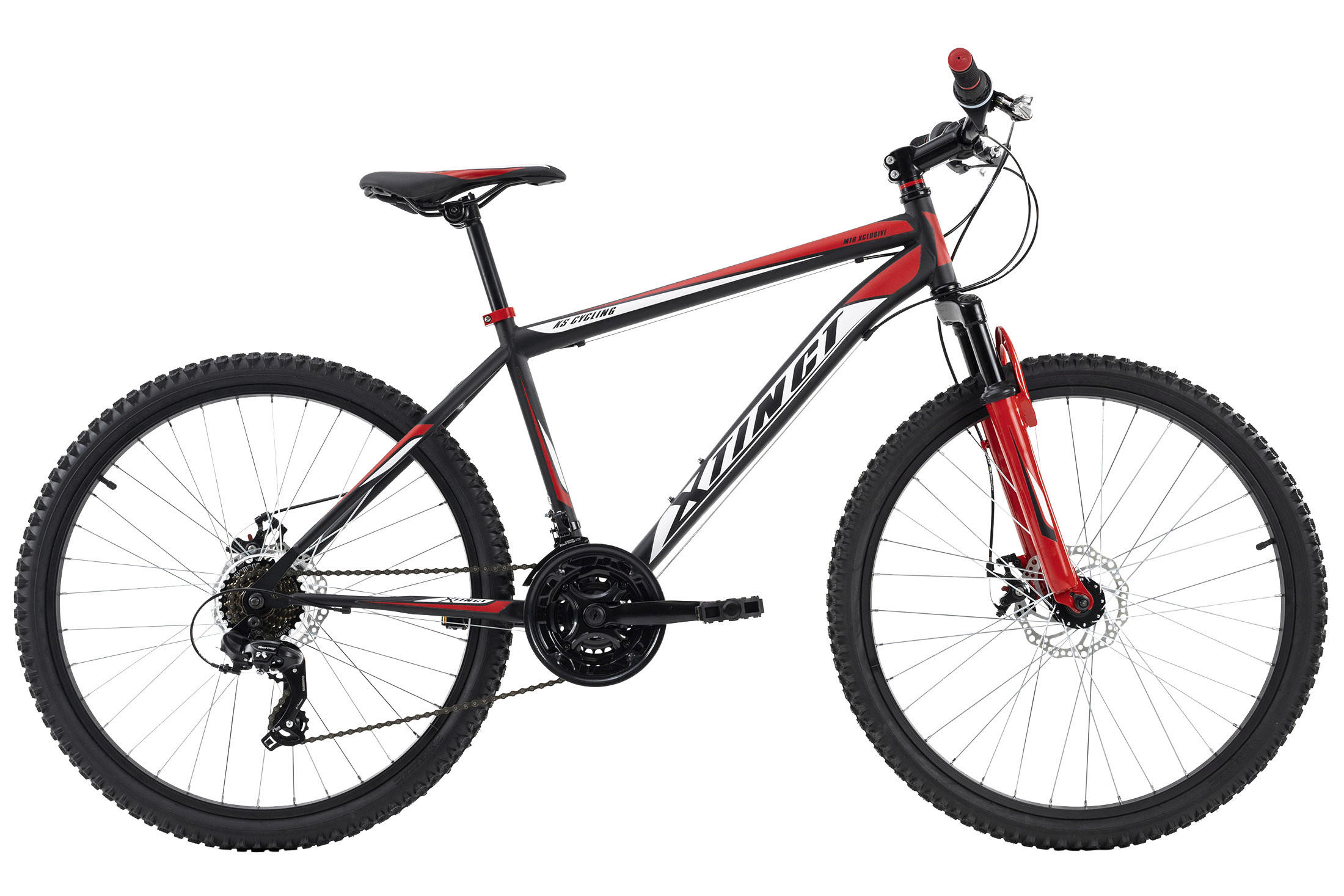 KS-Cycling Mountain-Bike Xtinct schwarz ca. 26 Zoll Xtinct - rot/schwarz - KS-Cycling