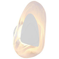 GLOBO LED-Wandleuchte DORSEY 78411W weiß klar Metall B/H: ca. 20,3x31,5 cm 1 Brennstellen DORSEY - klar/weiß (20,30/31,50cm) - GLOBO