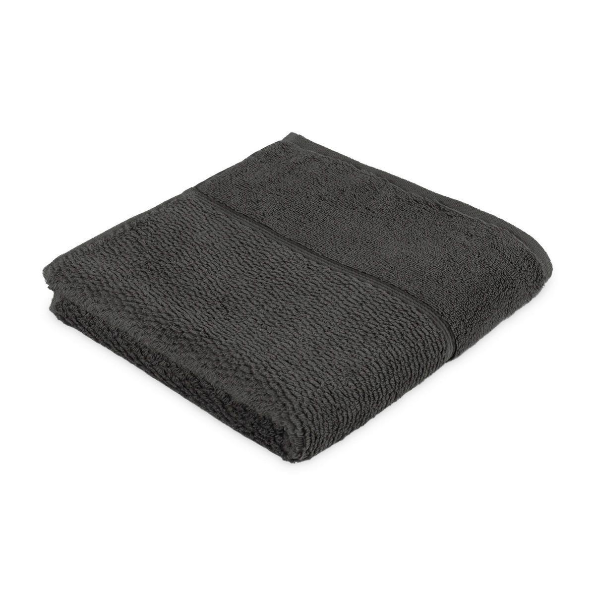Handtuch Pearl Graphit Baumwolle B/L: ca. 50x100 cm Pearl - Graphit (50,00/100,00cm) - frottana