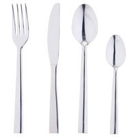 SAN IGNACIO Besteckset CRETE silber Edelstahl 24 tlg. CRETE - silber - SAN IGNACIO