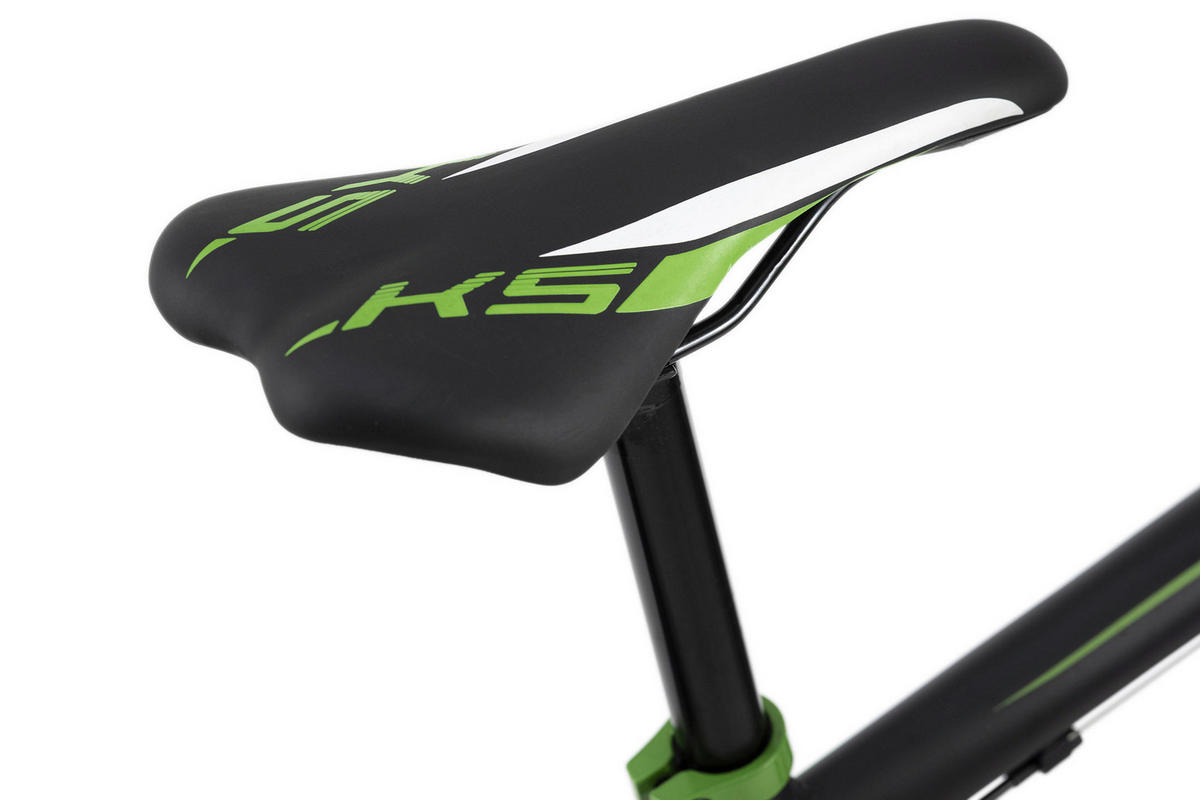 KS-Cycling Mountain-Bike Xceed 27,5" Xceed 27,5 Zoll Rahmenhöhe 50 cm 24 Gänge schwarz schwarz ca. 27,5 Zoll Xceed - schwarz/grün - KS-Cycling