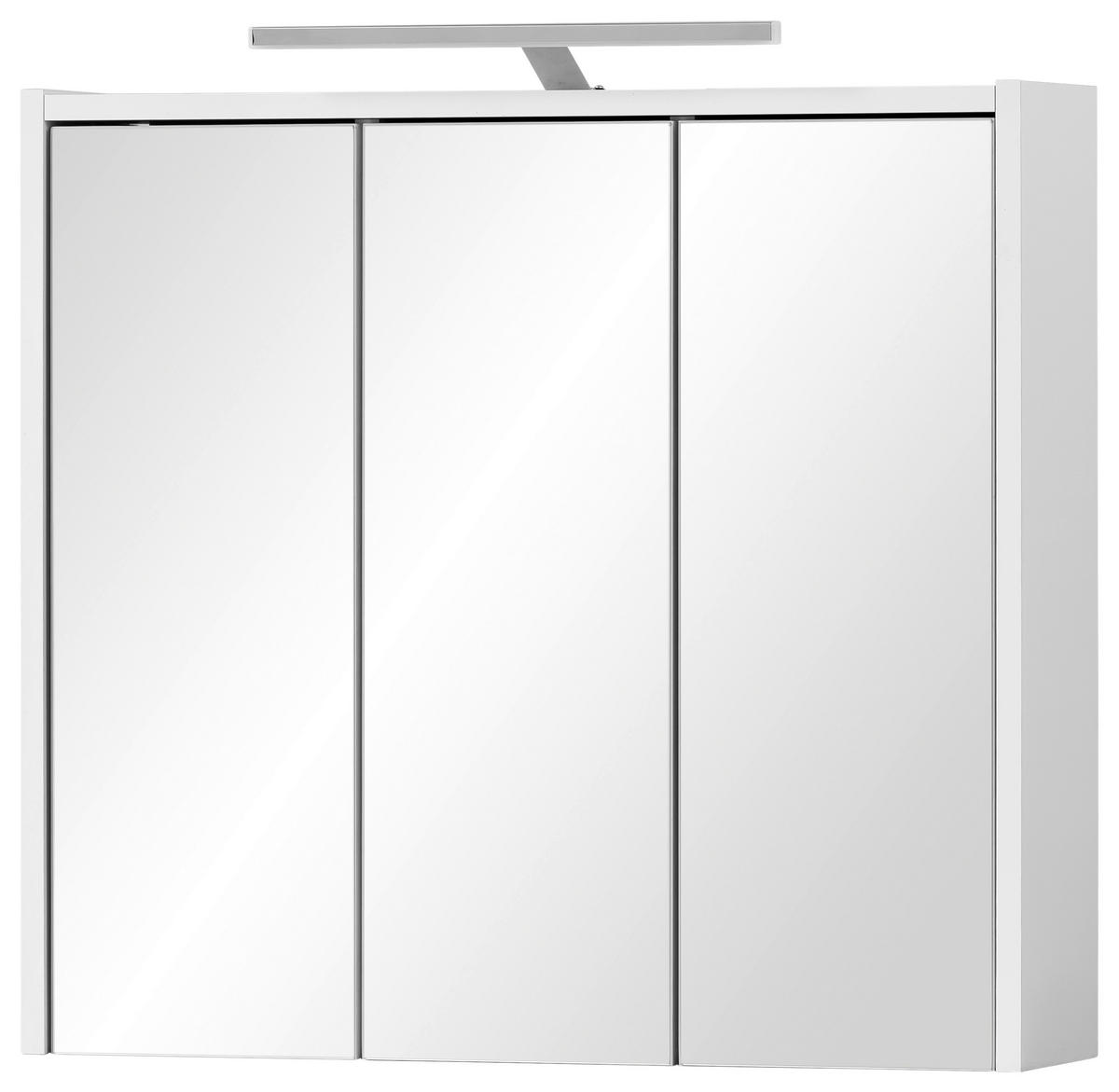 Spiegelschrank Flag weiß matt B/H/T: ca. 65x64x16 cm Flag - weiß (65,00/64,00/16,00cm) - Möbelpartner