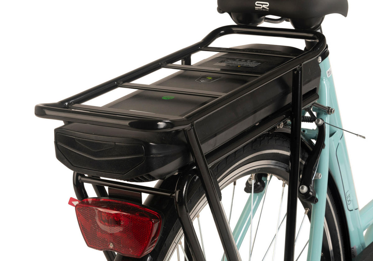 Hollandia City E-Bike Lido 335E 28 Zoll Rahmenhöhe 49 cm 9 Gänge türkis türkis ca. 250 W ca. 36 V ca. 28 Zoll Lido - türkis - Hollandia