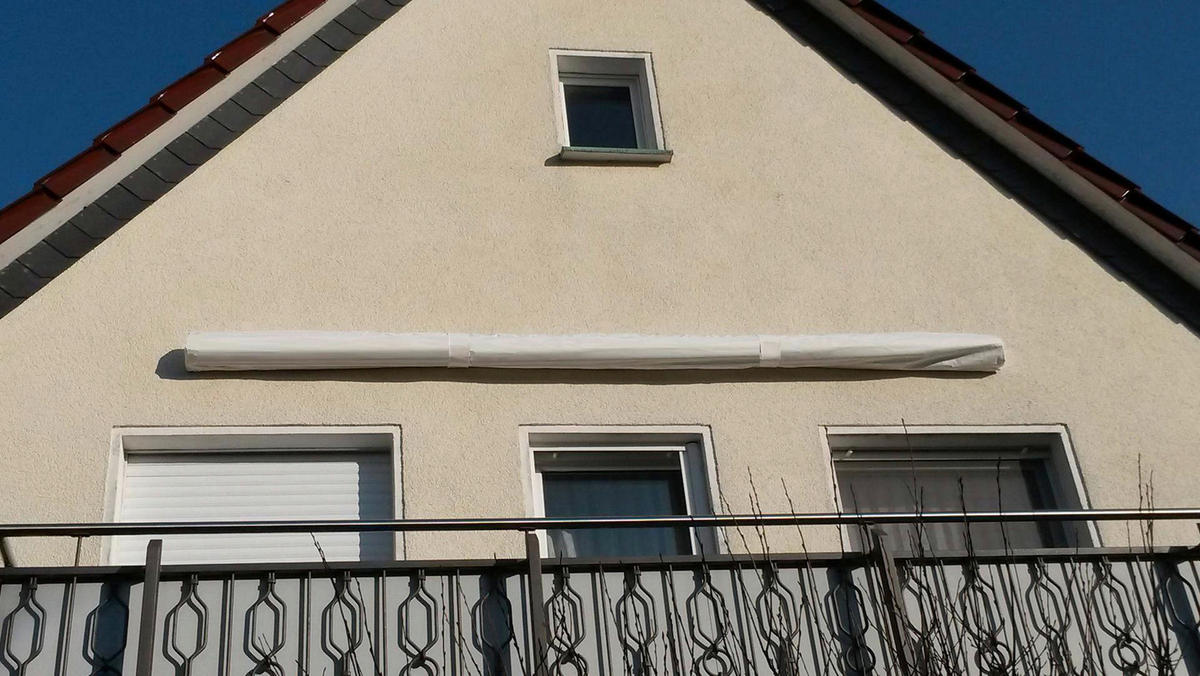 Grasekamp Schutzhülle für Wandmarkise weiß Kunststoff B/H/L: ca. 15x15x20 cm Schutzhülle_Wandmarkise_200cm - weiß (20,00/15,00/15,00cm) - Grasekamp