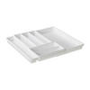 Rotho Besteckkasten DOMINO weiß Kunststoff B/H/L: ca. 34,1x5,1x39,7 cm DOMINO - weiß (39,70/34,10/5,10cm) - Rotho