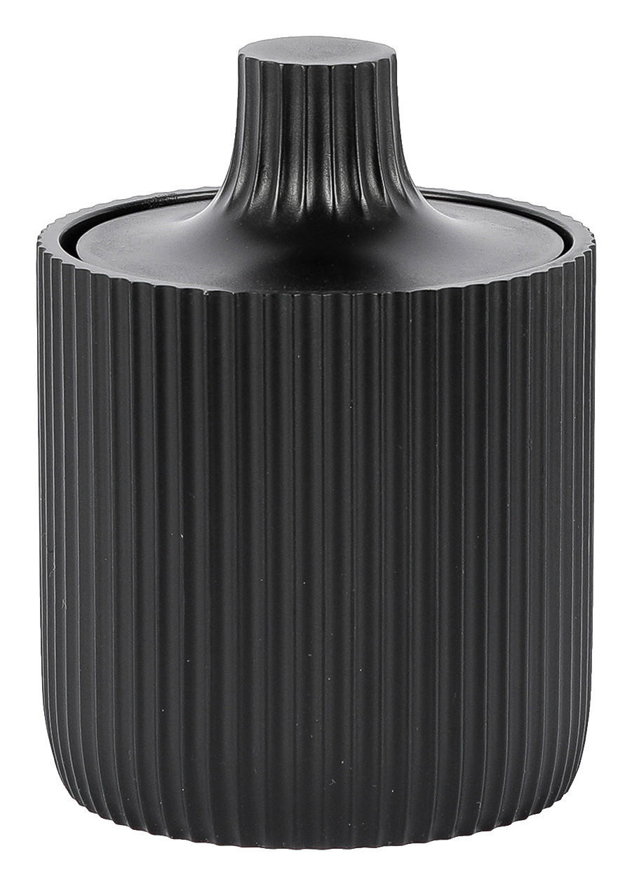 Aufbewahrungsdose schwarz Polyresin B/H: ca. 8,5x12 cm Aufbewahrungsdose_Samos schwarz - schwarz (8,50/12,00cm)