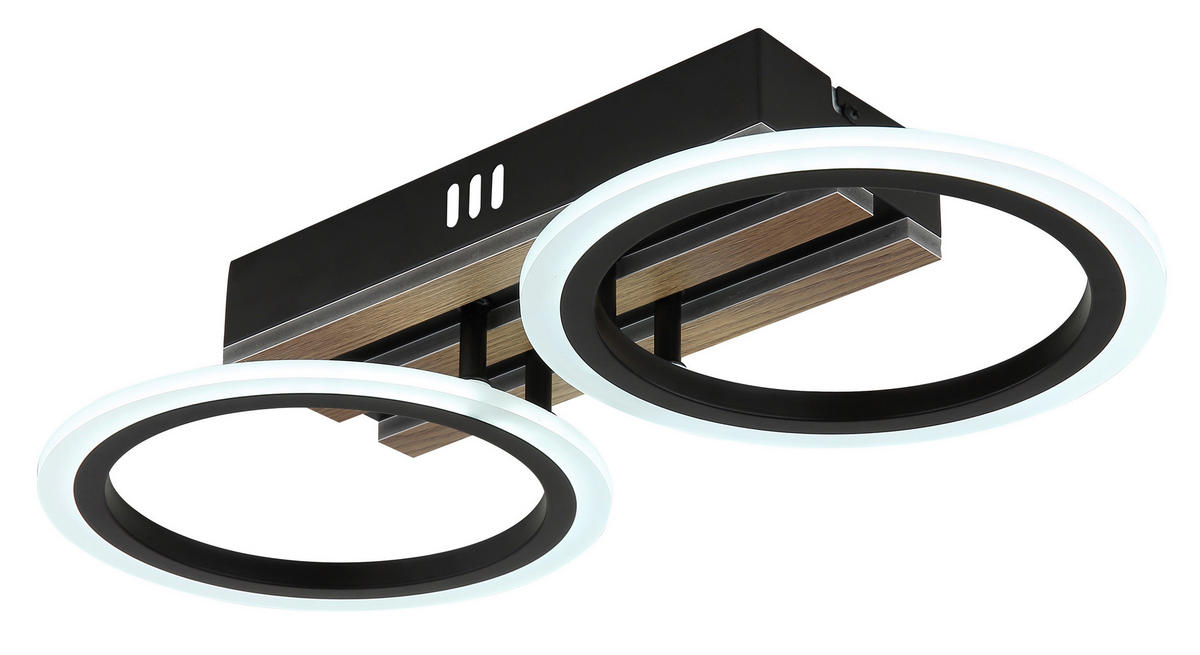 GLOBO Deckenventilator Deckenleuchte-Blevins - schwarz (51,00/27,00/12,00cm) - GLOBO