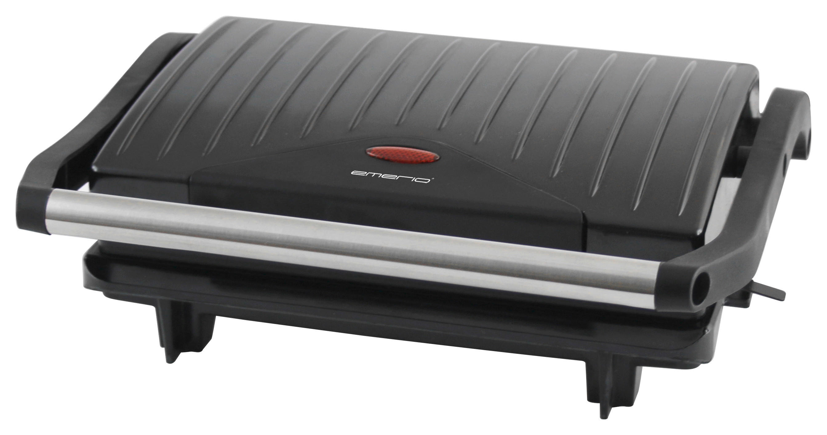 Emerio Kontaktgrill CG-110291.5 schwarz Edelstahl Kunststoff B/H/L: ca. 25x11x31 cm Kontaktgrill CG-110291.5 - schwarz (31,00/25,00/11,00cm) - Emerio